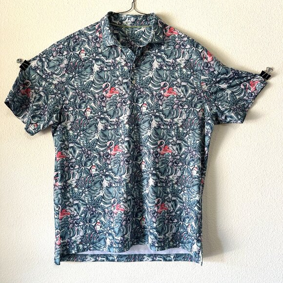 Johnnie-O - Men's Performance Jersey Polo - Size Large - Picture 1 of 5